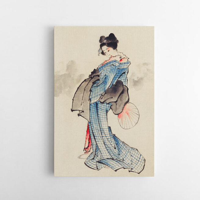Γυναίκα με Παραδοσιακό Κιμονό του Κατσουσίκα Χοκουσάι