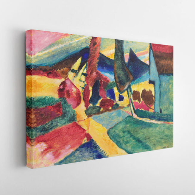 Τοπίο με Δύο Λεύκες, Βασίλι Καντίνσκι