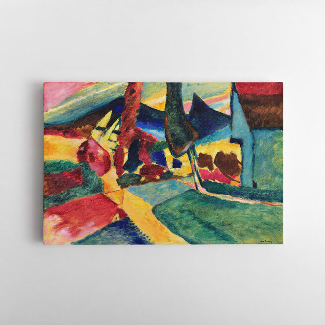 Τοπίο με Δύο Λεύκες, Βασίλι Καντίνσκι