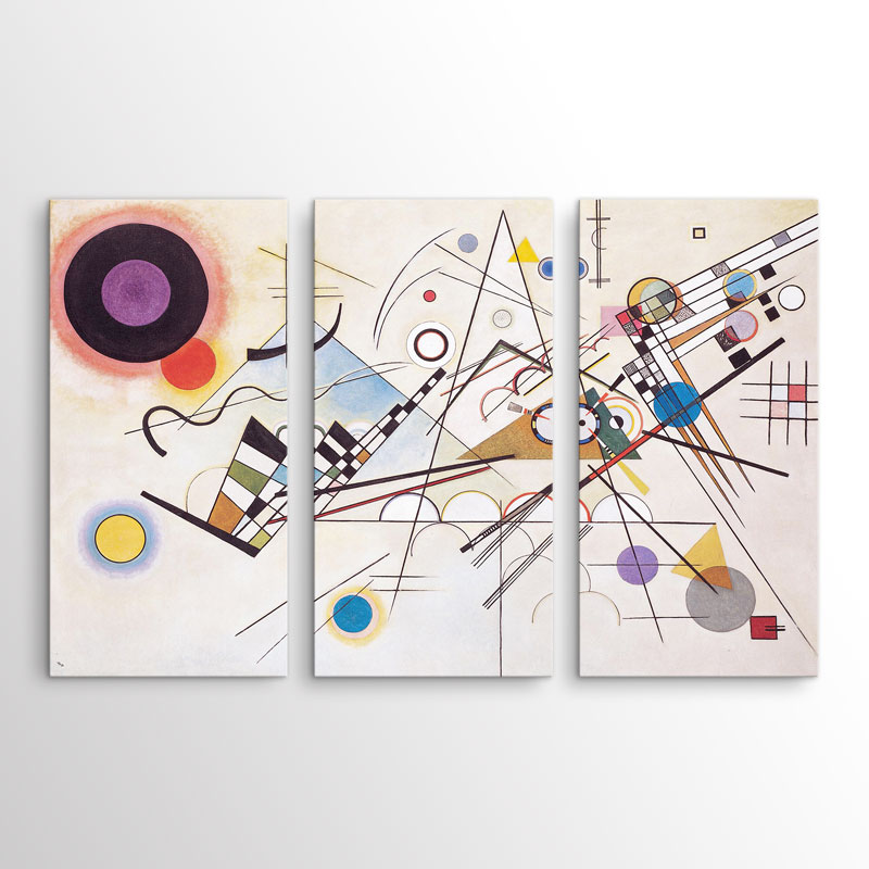 Σύνθεση 8 (Composition VIII) του Καντίνσκι, Τρίπτυχος