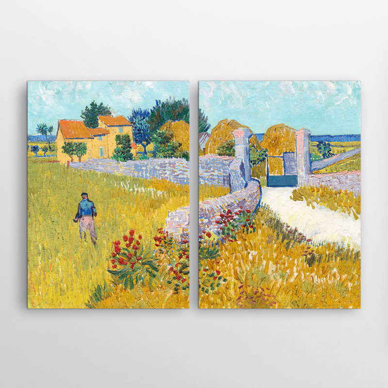 Αγροτόσπιτο στην Προβηγκία του Βαν Γκογκ, Δίπτυχος