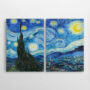 Δίπτυχος πίνακας Έναστρη Νύχτα του Βαν Γκογκ