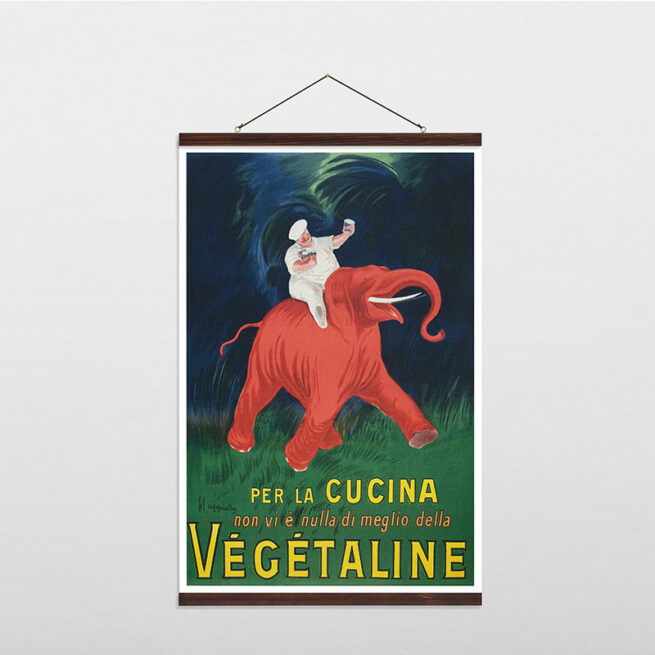 Vintage Κρεμαστός Καμβάς: Vegetaline (1910), Λεονέτο Καπιέλο
