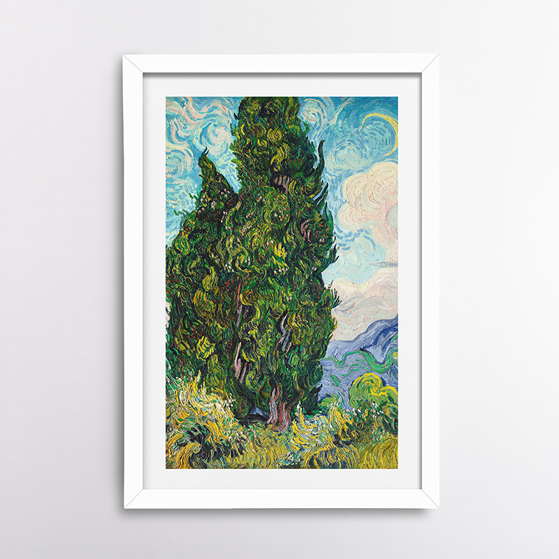 Κυπαρίσσια (1889) του Βίνσεντ Βαν Γκογκ