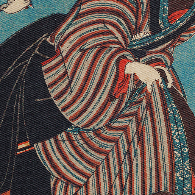Νεαρή Γυναίκα στην Προβλήτα - Ουταγκάουα Κουνιγιόσι (1753-1806)
