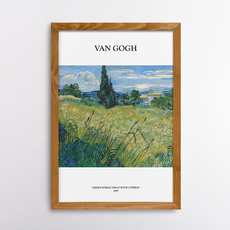 Πράσινο Σιτάρι με Κυπαρίσσι, Βίνσεντ Βαν Γκογκ, 1889