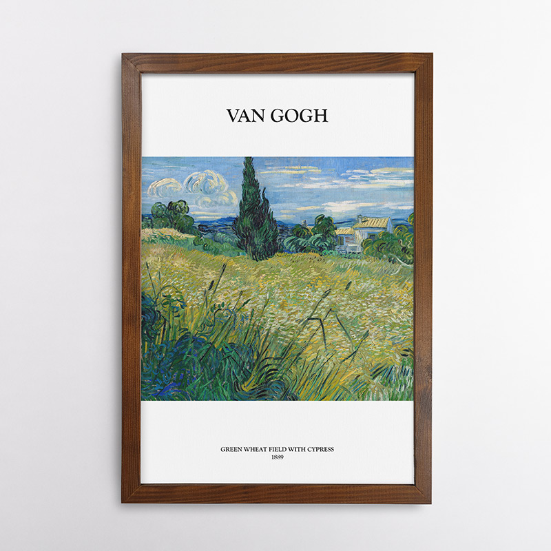 Πράσινο Σιτάρι με Κυπαρίσσι, Βίνσεντ Βαν Γκογκ, 1889