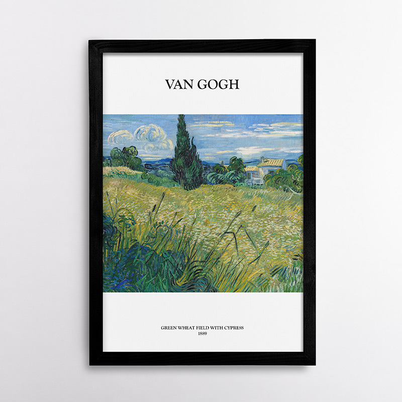 Πράσινο Σιτάρι με Κυπαρίσσι, Βίνσεντ Βαν Γκογκ, 1889