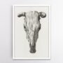 Κρανίο Αγελάδας (1816) – Ζαν Μπέρναρντ σε Κορνίζα