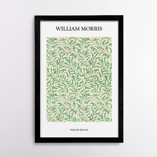 Μοτίβο με κλαδιά ιτιάς του Γουίλιαμ Μόρις (1834-1896) - Πίνακας με Κορνίζα