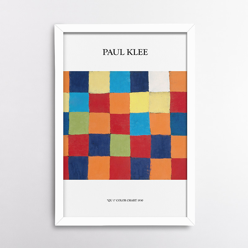 Χρωματολόγιο "Qu 1" του Πάουλ Κλεε, 1930