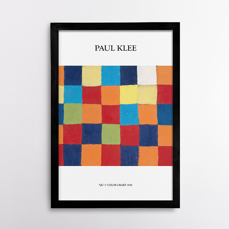 Χρωματολόγιο "Qu 1" του Πάουλ Κλεε, 1930