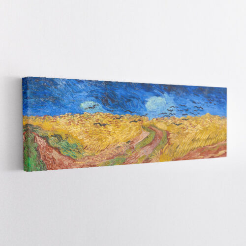 Μακρόστενος πίνακας Σιταροχώραφο με Κοράκια του Βίνσεντ βαν Γκογκ