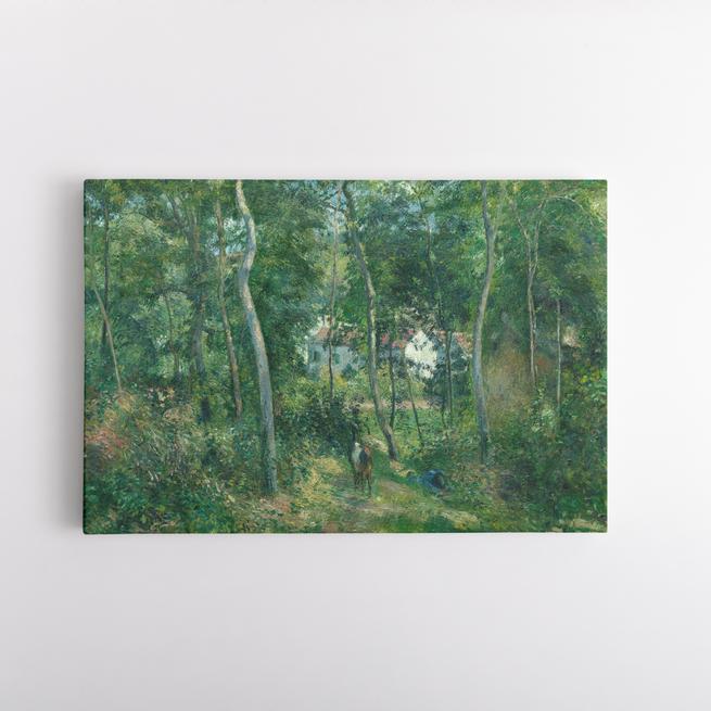 Στην άκρη του Δάσους κοντά στο Λ'Ερμιτάζ (1879) του Καμίλ Πισαρό