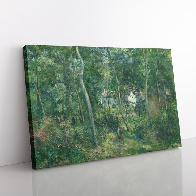 Στην άκρη του Δάσους κοντά στο Λ'Ερμιτάζ (1879) του Καμίλ Πισαρό