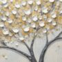 Δέντρο με Λευκά Άνθη και Χρυσά Φύλλα