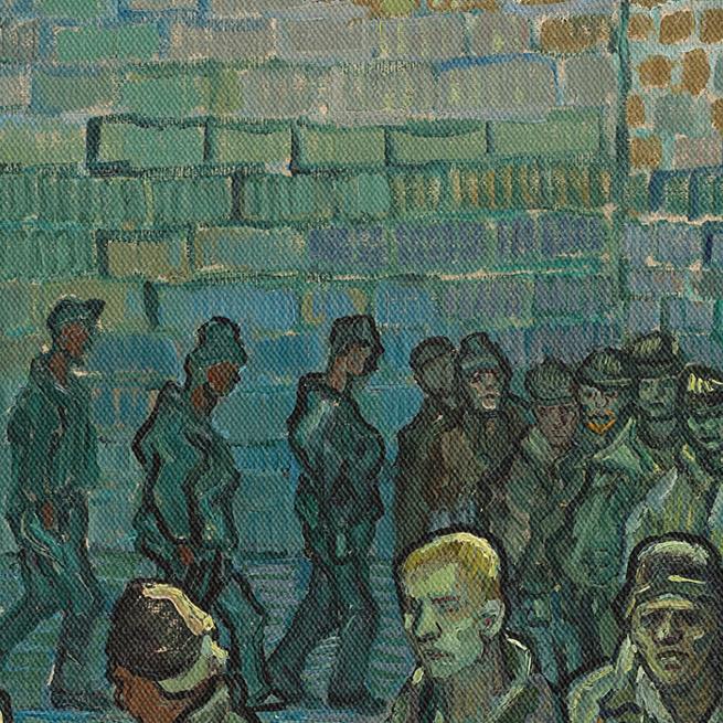 Φυλακισμένοι στο προαύλιο Van Gogh