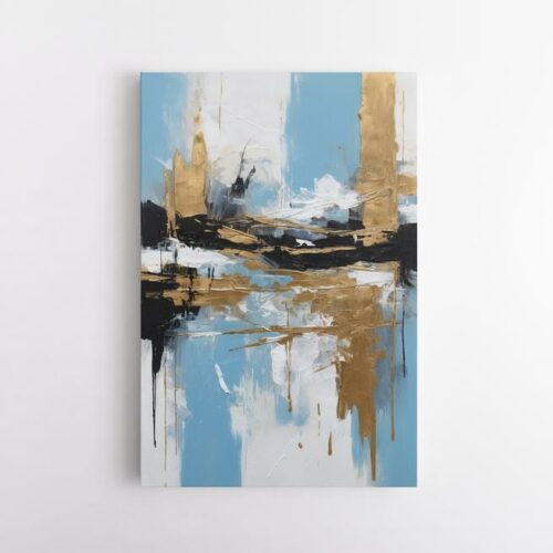 Αντανάκλαση σε Χρυσό και Γαλάζιο