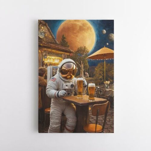 Αστροναύτης πίνει μπύρα