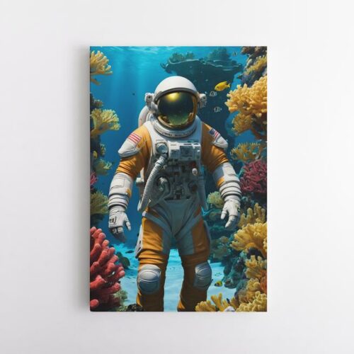 Ένας αστροναύτης στο βυθό της θάλασσας