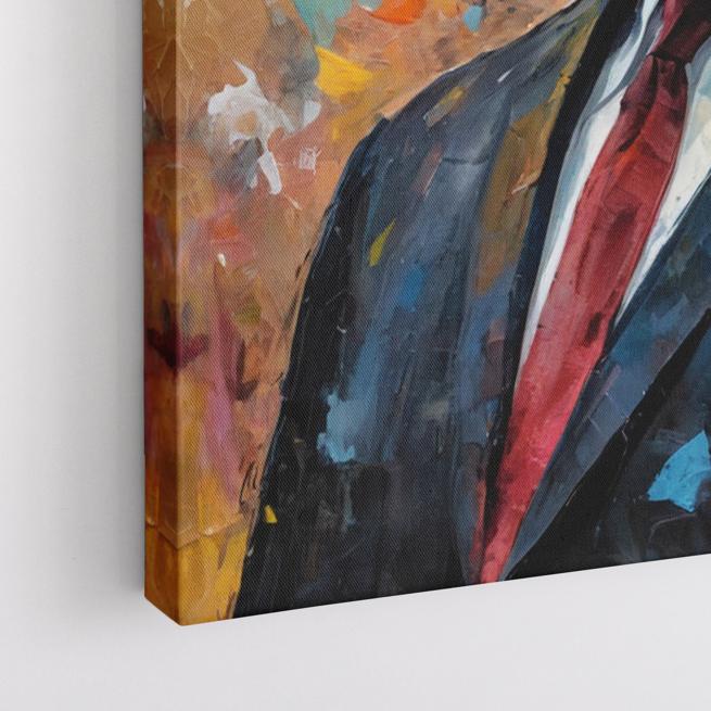 Μάρτιν Λούθερ Κινγκ Ένα Εκφραστικό πορτραίτο με έντονα χρώματα