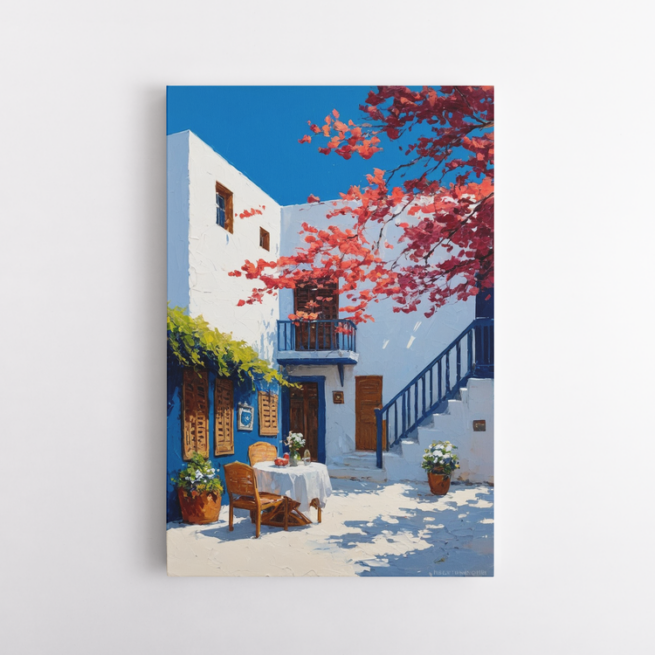 Καλοκαιρινή ηρεμία σε ελληνικό νησί