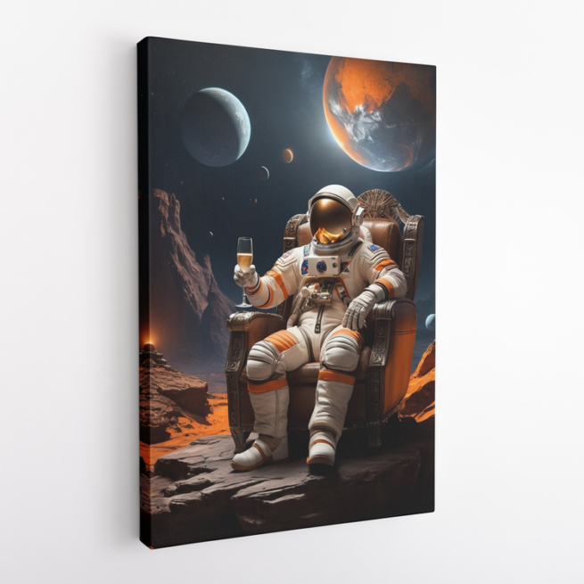 Αστροναύτης γιορτάζει επιτυχία σε πολυτελή καρέκλα στον Άρη