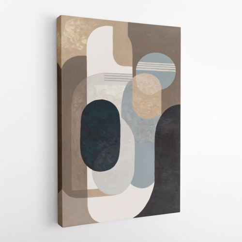 Μινιμαλιστική Σύνθεση με Βάθος και Χρωματική Ισορροπία