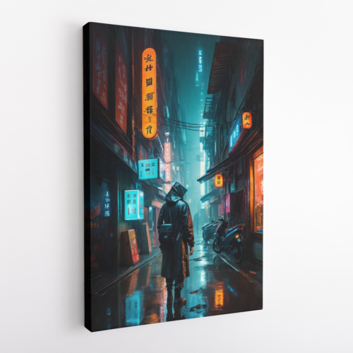 Σκοτεινή μορφή και αντανακλάσεις στο νερό