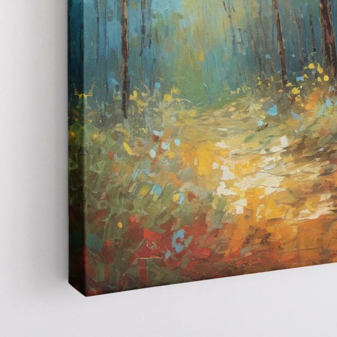 Φθινοπωρινό Δάσος Με Ζωηρά Χρώματα