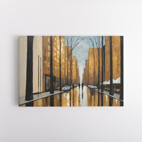 Αστικό Φθινόπωρο Πορτοκαλί, Μαύρο, Μπεζ, γκρι #2