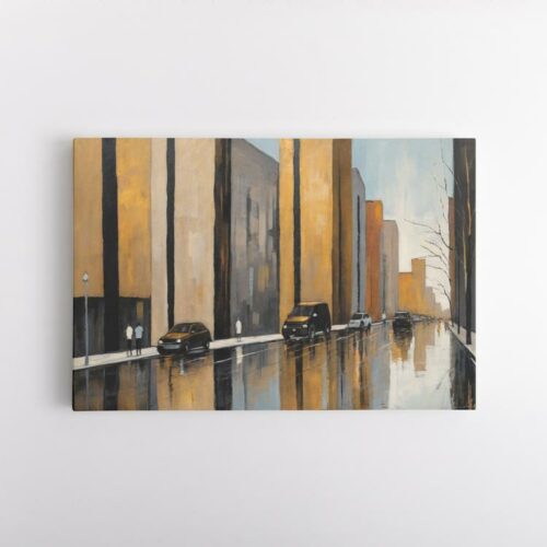 Αστικό Φθινόπωρο Πορτοκαλί, Μαύρο, Μπεζ, γκρι #3