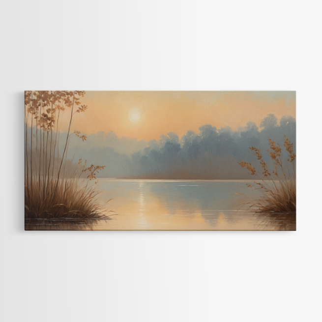 Ηλιοβασίλεμα στη Λίμνη