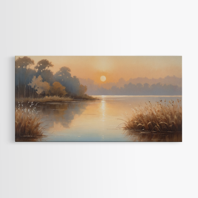 Ηλιοβασίλεμα στη Λίμνη 2