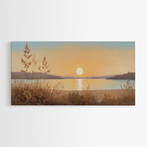 Ηλιοβασίλεμα στη Λίμνη 3