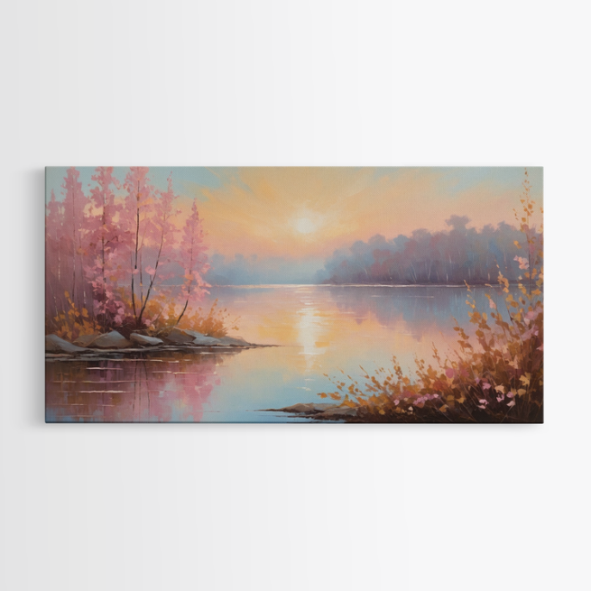 Ηλιοβασίλεμα στη Λίμνη 4