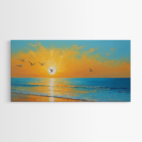 Ηλιοβασίλεμα στην ακτή