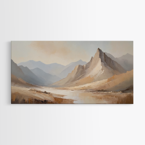 Βουνά σε γήινα χρώματα