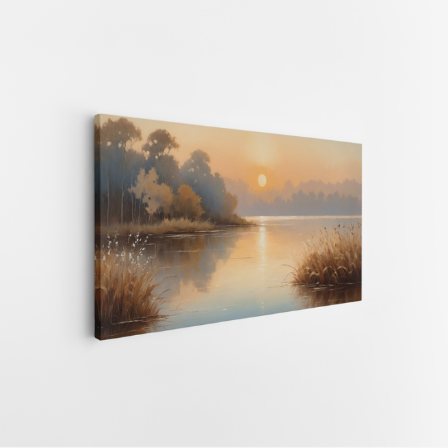 Ηλιοβασίλεμα στη Λίμνη 2