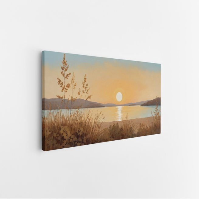 Ηλιοβασίλεμα στη Λίμνη 3