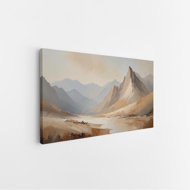 Βουνά σε γήινα χρώματα