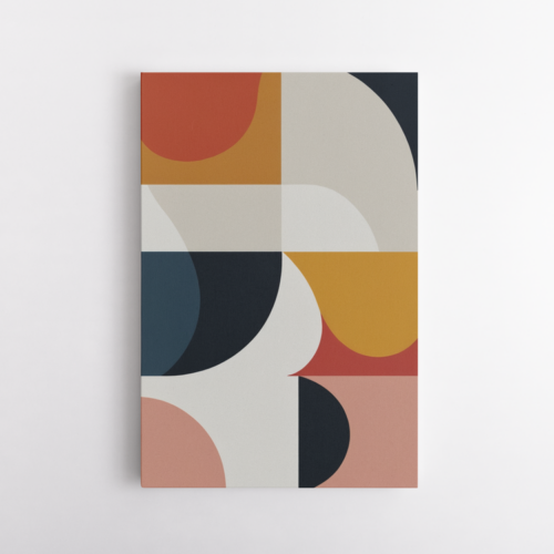 Αφηρημένη σύνθεση με σχήματα