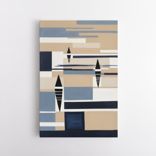 Αντανακλάσεις ιστιοφόρων στη γεωμετρική θάλασσα