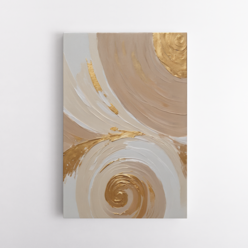 Δυναμικές Υφές Χρυσό, μπεζ, Λευκό #4
