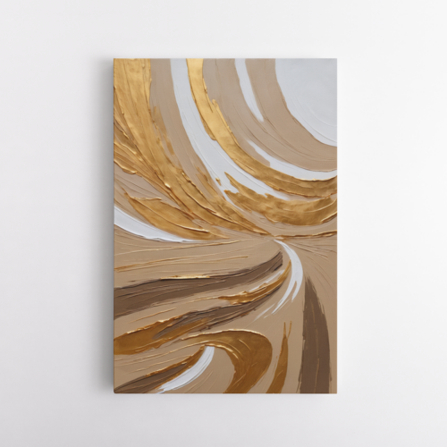 Δυναμικές Υφές Χρυσό, μπεζ, Λευκό, Καφέ #1