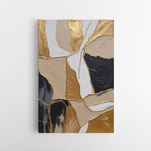 Δυναμικές Υφές Χρυσό, μπεζ, Λευκό, Μαύρο #1