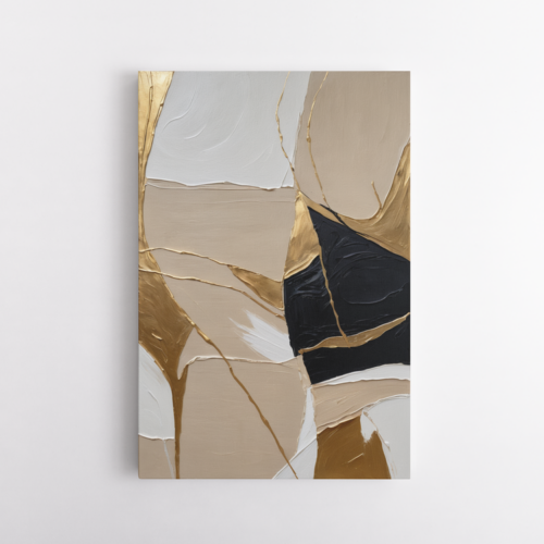 Δυναμικές Υφές Χρυσό, μπεζ, Λευκό, Μαύρο #2