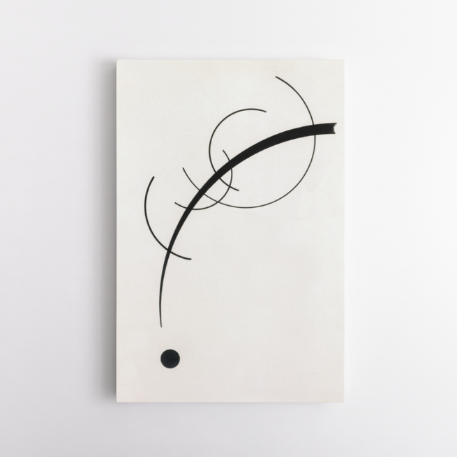 Ελεύθερη Καμπύλη σε Σημείο του Βασίλι Καντίνσκι, 1925