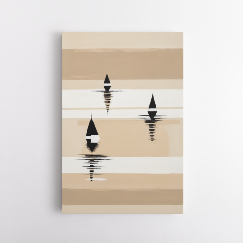 Ιστιοφόρα σε αφηρημένη σύνθεση