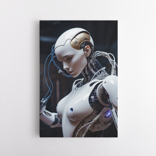 Λευκό ανδροειδές με γυναικεία μορφή